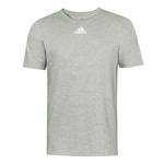 Camiseta adidas M/C Small Logo - Masculina CINZA/BRANCO