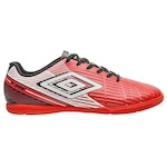 Chuteira Futsal Umbro Fire - Adulto Vermelho/Preto