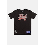 Camiseta Nba Old Logo Miami Heat - Infantil PRETO