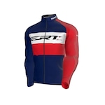 Jaqueta de Ciclismo Térmica Ert Paris Roubaix - Masculina AZUL ESC/VERMELHO