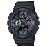 Relógio Casio G-Shock Ga-110Mf-1Adr Multi Fluorescent PRETO