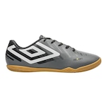 Chuteira Futsal Umbro Action - Adulto CINZA/BRANCO