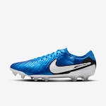 Chuteira de Campo Nike Tiempo 10 Elite - Adulto AZUL