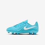 Chuteira de Campo Nike Phantom Gx Ii Club - Infantil AZUL