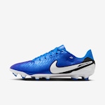 Chuteira de Campo Nike Tiempo 10 Academy - Adulto AZUL