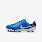 Chuteira de Campo Nike Tiempo 10 Club - Infantil AZUL