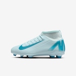 Chuteira de Campo Nike Superfly 10 Club Júnior AZUL