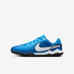 Chuteira Society Nike Tiempo 10 Academy - Infantil AZUL