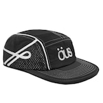 Boné Aba Reta Öus 5 Panel Fili - Strapback - Adulto PRETO