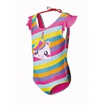 Maiô Body Speedo Unicórnio - Infantil LARANJA/ROXO