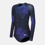 Maiô Manga Longa Speedo com Zíper Galaxy - Infantil AZUL ESCURO