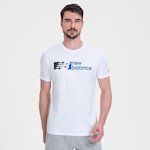 Camiseta New Balance Tenacity Graphic - Masculina BRANCO