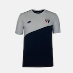 Camisa de Viagem Ii do São Paulo New Balance 2024 - Masculina CINZA CLA/PRETO