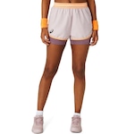 Short Asics Match - Feminino VINHO/ROXO