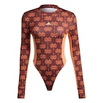 Body Manga Longa Leotard adidas X Farm Rio - adidas - Mulher LARANJA