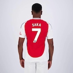 Camisa Arsenal Home 2025 7 Saka adidas - Masculina VERMELHO