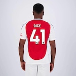 Camisa Arsenal Home 2025 41 Rice adidas - Masculina VERMELHO