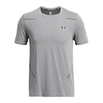 Camiseta Under Armour Seamless Grid - Masculina CINZA