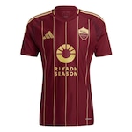 Camisa 1 As Roma 24/25 adidas - Masculina VERMELHO