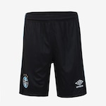 Calção do Gremio 1 2024 Umbro Oficial - Infantil PRETO