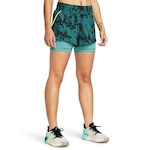 Shorts Under Armour Project Rock Flex - Feminino AZUL