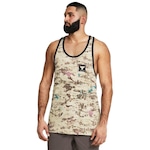 Camiseta Regata Under Armour Project Rock Camo Graphic - Masculina CINZA