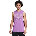 Camiseta Regata Under Armour Project Rock Balance - Masculina ROXO