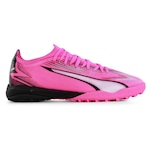 Chuteira Society Puma Ultra Match Tt Bdp Poison - Adulto ROSA/PRETO