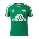 Camisa do Chapecoense 2019 Umbro Of. 1 Class - Masculina VERDE/BRANCO