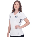 Camisa do Grêmio 2 2024 Umbro Oficial Torcedora - Feminina BRANCO