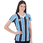 Camisa do Grêmio 1 2024 Umbro Oficial Torcedora - Feminina AZUL