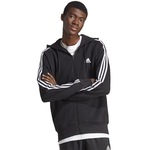 Jaqueta com Capuz adidas Essentials 3-Stripes - Masculina PRETO