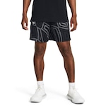 Shorts Under Armour Baseline Printed - Masculino PRETO