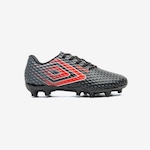 Chuteira de Campo Umbro Warskin Jr - Infantil PRETO