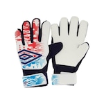 Luva de Goleiro Umbro Formation - Infantil BRANCO/VERMELHO