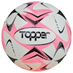 Bola Society Topper Slick Colorful BRANCO/ROSA