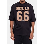 Camiseta Nba Number Twill Chicago Bulls - Masculina PRETO