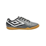 Chuteira Futsal Umbro Action Jr - Infantil CINZA/BRANCO