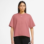 Camiseta Nike Sportswear Essentials - Feminina Rosa/Ouro