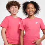 Camiseta Nike Sportswear Tee Emb Future - Infantil ROSA CLARO