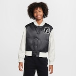 Jaqueta sem Capuz Nike Sportswear Varsity - Infantil PRETO