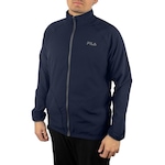 Jaqueta sem Capuz Fila Essential Floating - Masculina Azul Esc/Cinza Esc