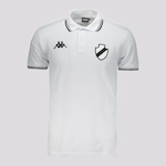 Camisa Polo Kappa Vasco Supporter Mono - Masculina BRANCO