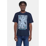 Camiseta Fatal Estampada Skullo - Masculina AZUL ESCURO