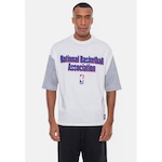 Camiseta Nba Oversized Vintage - Masculina BRANCO