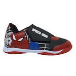 Chuteira Futsal Dray Homem Aranha - Infantil PRETO/VERMELHO