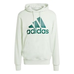 Blusão Moletinho Capuz adidas Essentials Big Logo - Masculino VERDE