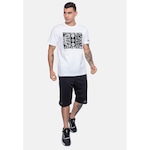 Camiseta Nba Straight Up Brooklyn Nets - Masculina Off White