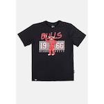 Camiseta Nba Mascot Play Chicago Bulls - Infantil PRETO