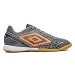 Chuteira Futsal Umbro Gravity - Adulto PRETO/LARANJA